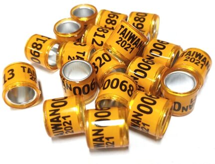 50 Pcs Multi-color Duif Bands Vogel Voet Ring Soorten Identificeren Training Ringen Huisdier