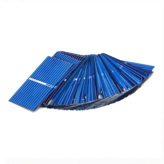 50 Pcs X Zonnepaneel China Painel Cellen Diy Oplader Polykristallijn Silicium Placa Solar Bord 39*22 Mm 0.5V 0.14W