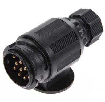 50% Sales! 13 Pin Auto Voertuig Euro Plastic 12V Caravan Trailer Elektrische Plug Socket