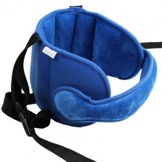 50% Sales! Hoofd Ondersteuning Verstelbare Comfortabele Pp Katoenen Baby Slaap Auto Seat Hoofd Protector Voor Kids donker blauw