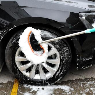 50% Sales! Telescopische Lange Handvat Auto Voertuig Wassen Cleaning Dust Removal Mop Brush Tool
