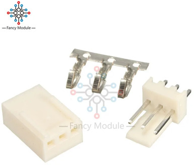 50 Sets KF2510 Kits 3P 2.54mm Pin Header Terminal / Housing Connectors Adaptor