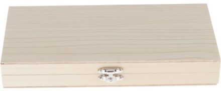 50 Slots Houten Microscoop Glas Slides Case Opslag Specimen Houder Doos