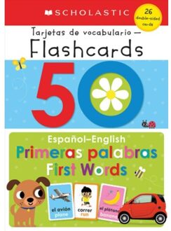 50 Spanish-English First Words: Scholastic Early Learners (Flashcards) - Scholastic Early Learners - Scholastic