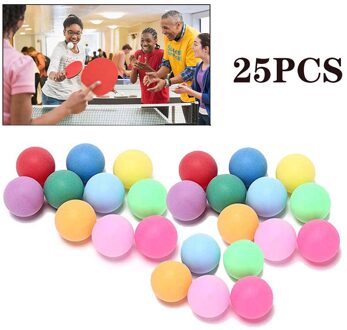 50 Stk/pak Kleurrijke Ping Pong Ballen Sport 40Mm Entertainment Tafeltennis Ballen Game Tenis De Mesa Шарики Для Пинг понга