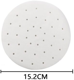 50 Stk/zak Lucht Friteuse Stoomboot Liners Premium Geperforeerde Houtpulp Papers Non-stick Stomen Mand Mat Bakken Koken Keuken tool 5.5 duim
