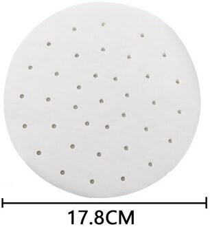50 Stk/zak Lucht Friteuse Stoomboot Liners Premium Geperforeerde Houtpulp Papers Non-stick Stomen Mand Mat Bakken Koken Keuken tool 6.5 duim