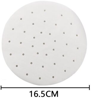 50 Stk/zak Lucht Friteuse Stoomboot Liners Premium Geperforeerde Houtpulp Papers Non-stick Stomen Mand Mat Bakken Koken Keuken tool 6 duim