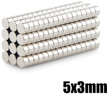 50 Stks 5x3 Neodymium Magneet Permanente N35 NdFeB Super Sterke Krachtige Kleine Ronde Magnetische Magneten Disc 5mm x 3mm