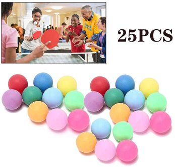 50 Stks/pak Gekleurde Ping Pong Ballen 40Mm Entertainment Tafeltennis Ballen Gemengde Kleuren Voor Game En Activiteit Mix Kleur ballen