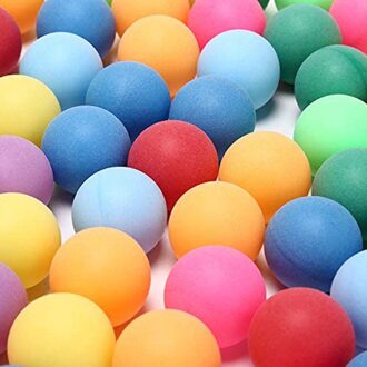 50 Stks/pak Gekleurde Ping Pong Ballen 40Mm Entertainment Tafeltennis Ballen Gemengde Kleuren Voor Game En Activiteit Mix Kleur # J2p