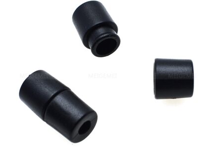 50 stks/pak Plastic Lanyard Veiligheid Breakaway Pop Barrel Connectors Voor Paracord & Ribbon Keycord Zwart