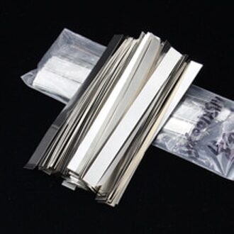50 stks/partij 0.15mm x 10mm x 100mm lage weerstand 99.96% pure nikkel Strip Sheets voor batterij puntlassen machine