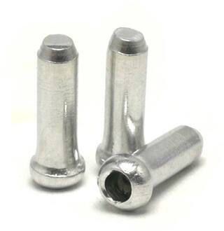 50 Stks/partij Aluminium Fiets Cable End Caps Mtb Racefiets Remkabel Cap Draad End Cap Past Voor Rem shift Derailleur Kabel