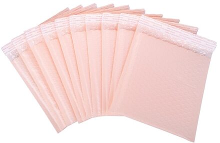 50 Stks/partij Bubble Mailers Licht Roze Poly Envelop Waterdichte Bubble Zakken Zelf Afdichtingslijm Koerier Zak Pakket 20x23cm