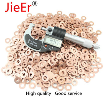 50 stks/partij F00VC17503 (7mm * 15 *** 1.5mm) KOPER wasmachine F 00V C17 503 Auto Injector Onderdelen Koperen Shim