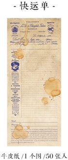 50 Stks/partij Memo Pads Sticky Notes Verleden Evenementen Label Retro Papier Dagboek Scrapbooking Stickers Kantoor School Briefpapier Notepad kuaiyundan