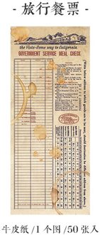 50 Stks/partij Memo Pads Sticky Notes Verleden Evenementen Label Retro Papier Dagboek Scrapbooking Stickers Kantoor School Briefpapier Notepad lvxingcanpiao