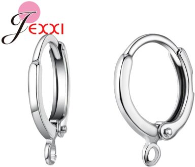 50 stks/partij Oorbellen Sieraden Bevindingen Componenten 925 Sterling Silver Hoops voor Vrouwen Oorbellen DIY Maken Sieraden