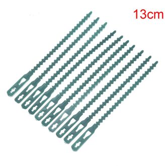 50 Stks/partij Tuinieren Helper Multi-Gebruik Herbruikbare Banden Voor Klimmen Flexibele Plastic Plant Kabelbinders Plant 13cm