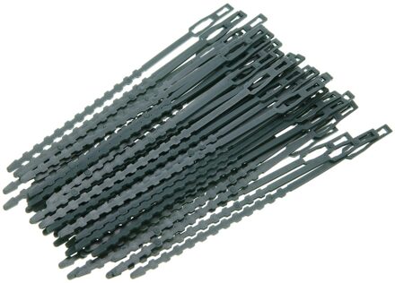 50 Stks/partij Verstelbare Plastic Plant Kabelbinders Herbruikbare Kabelbinders Voor Tuin Boom Klimmen Ondersteuning