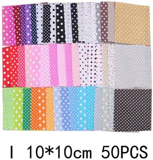 50 Stks/set 10*10Cm Vierkante Bloemenprint 100% Katoen Stof Patchwork Doek Craft Naaien Kleding Handgemaakte Materiaal Diy accessoires