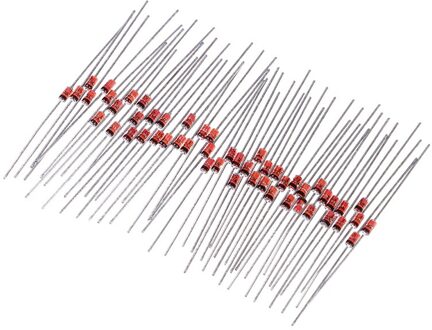 50 Stks/set 1W 5.1V Regulator 1N4733A 1N4733 IN4733A IN4733 5V1 Volt Do-35 Zener Diode Gevarieerd Assortiment