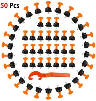 50 Stks/set Niveau Wiggen Tegel Spacers Voor Vloeren Muur Tegel Leveling Systeem Leveler Locator Spacers Tang Balans Tegels Uitlijning