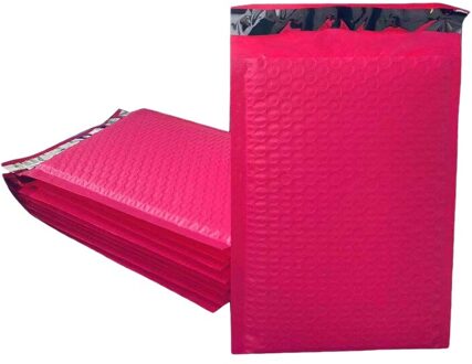 50 Stks/set Rose Rode Bubbel Mailers 6X10.6 Inches Gevoerde Enveloppen