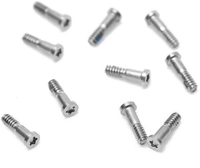 50 Stks/set Zilver Wit Voor 6 Generatie 4.7 Screen Bodem Schroef Schroef Terug Ster Vijfpuntige Schroef Staart Cover