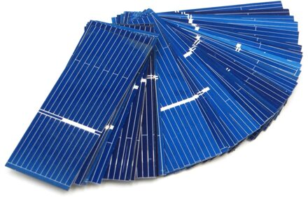 50 stks x Zonnepaneel Painel Cellen DIY Oplader Polykristallijn Silicium Sunpower Zonne Bord 52*19mm 0.5 v 0.16 w