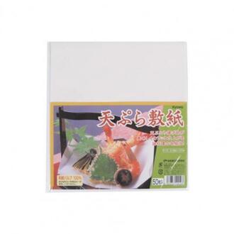 50 Stks/zak Olie Absorberend Papier Multi-Gebruik Wegwerp Gezonde Draagbare Koekenpan Pad Papier Voor Keuken Benodigdheden Tempura Vloeipapier