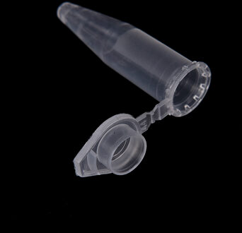 50 stuks 1.5ml Ronde Bodem Centrifuge Buizen met Caps Monster Opslag Container Transparante Test Tubing VialLab Levert
