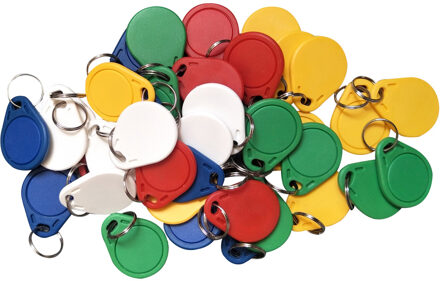 (50 Stuks) 13.56 Mhz Blok 0 Sector Herschrijfbare Rfid M1 S50 Uid Veranderlijk Kaart Tag Sleutelhanger NO.3 Keyfob ISO14443A