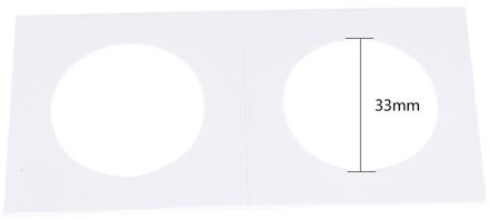 50 Stuks 23/27/33Mm Vierkante Kartonnen Munthouders Coin Supplies Coin Album Collection Vuurtoren Stempel Coin houders Cover Case