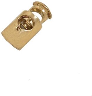50 Stuks 24*12Mm Grote Ovale Metalen Legering Stoppers Toggle Cord Sloten Koord Lock Met 6Mm Gaten 4 Kleuren licht goud