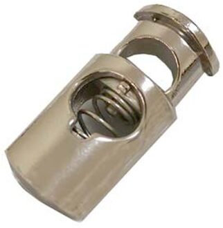 50 Stuks 24*12Mm Grote Ovale Metalen Legering Stoppers Toggle Cord Sloten Koord Lock Met 6Mm Gaten 4 Kleuren Nickle