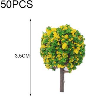 50 Stuks 3.5Cm Trein Zand Tafel Diy Tuin Landschap Handleiding Materiaal Plastic Simulatie Bal Boom Model Kinderen Speelgoed