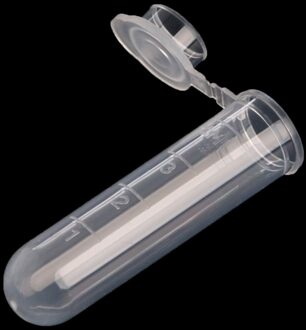 50 Stuks 5 Ml Plastic Clear Test Centrifuge Buizen Snap Cap Flesjes Sample Lab Container Laboratorium