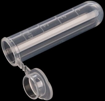 50 Stuks 5Ml Plastic Clear Snap Cap Centrifuge Buizen Flesjes Sample Lab Container