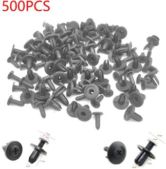 50 Stuks 6 Mm 8 Mm Auto Bumper Fastener 6 Mm Gat Klinknagel Retainer Push Motorkap Auto Portierbekleding panel Clip Fasteners Voor Toyota 8mm