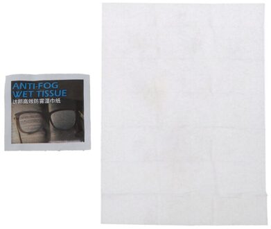 50 Stuks Anti-Fog Doekjes Voor Bril Bevochtigd Antifog Lens Vegen Individueel Verpakt Wegwerp Defogger Lenzenvloeistof Doekjes