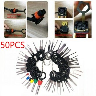 50 Stuks Auto Terminal Removal Tool Auto Elektrische Bedrading Crimp Connector Auto Terminal Plug Repair Removal Tools Auto Accessoires