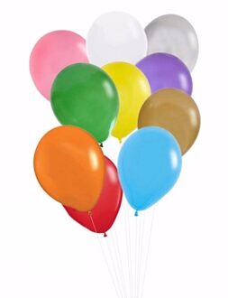 50 stuks ballonnen in verschillende kleuren - Ballonnen Multikleur
