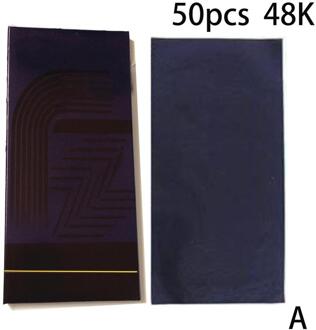 50 Stuks Blauw Dubbelzijdig Carbon Papier 16K 32K 48K Briefpapier Dunne Kantoor Type Levert Papier financiën H7U0