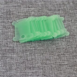 50 Stuks Borduren Floss Craft Draad Spoel Kruissteek Opslag Houder Plastic Tim Borduurgaren Opslag Classificatie groen