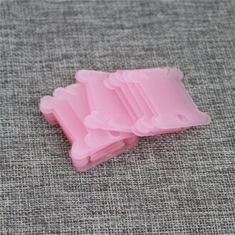 50 Stuks Borduren Floss Craft Draad Spoel Kruissteek Opslag Houder Plastic Tim Borduurgaren Opslag Classificatie roze