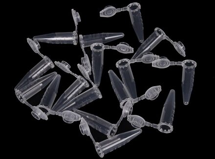 50 Stuks Clear Micro Plastic Reageerbuis Centrifuge Flacon Snap Cap Container Voor Laboratorium Sample Specimen Lab Levert 0.5 Ml