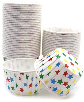 50 Stuks Cupcake Papierlade-Case Muffin Cartoons Cake Cupcake Gevallen Voor Decorating Gereedschap Birthday Party Bruiloft Decoratie