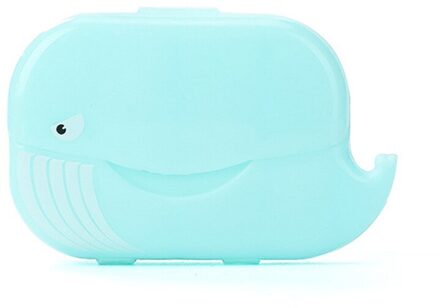 50 Stuks Draagbare Walvis Zeep Papier Wegwerp Mini Zeep Chips Leuke Cartoon Walvis Vorm Outdoor Mini Plastic Manual Zeepdispenser 01